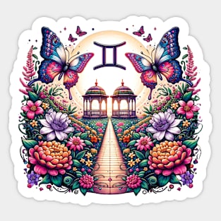 Gemini’s Garden of Symmetry Sticker